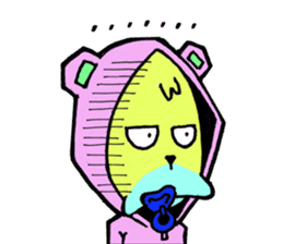 Pinky Nyan sticker #14605752