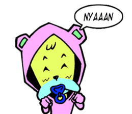 Pinky Nyan sticker #14605753