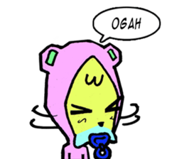 Pinky Nyan sticker #14605763
