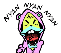 Pinky Nyan sticker #14605764