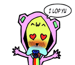 Pinky Nyan sticker #14605767