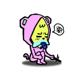 Pinky Nyan sticker #14605772