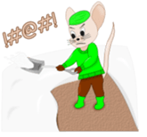 Lili and Bobo Wintertime sticker #14606381