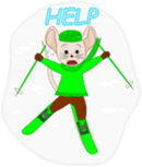 Lili and Bobo Wintertime sticker #14606410