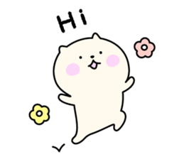 Cat's English sticker "PUNIKO" sticker #14606505