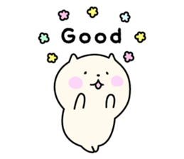 Cat's English sticker "PUNIKO" sticker #14606510