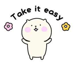 Cat's English sticker "PUNIKO" sticker #14606511