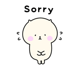 Cat's English sticker "PUNIKO" sticker #14606515