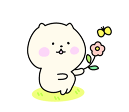 Cat's English sticker "PUNIKO" sticker #14606517