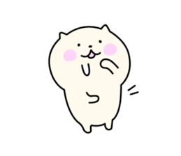 Cat's English sticker "PUNIKO" sticker #14606525