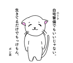 PON-KICHI, the withdrawn CAT sticker #14606608