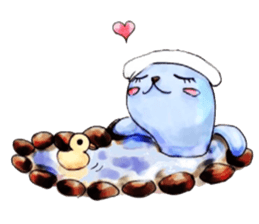 blue seal sticker sticker #14607128