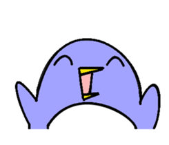 Rabbit Penguin sticker #14607214