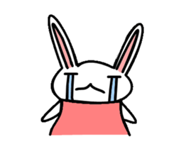 Rabbit Penguin sticker #14607215