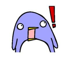 Rabbit Penguin sticker #14607216