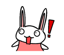 Rabbit Penguin sticker #14607217