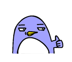 Rabbit Penguin sticker #14607219