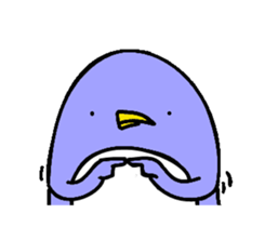 Rabbit Penguin sticker #14607223