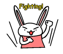 Rabbit Penguin sticker #14607225