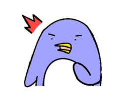Rabbit Penguin sticker #14607226
