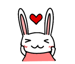 Rabbit Penguin sticker #14607228