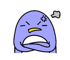 Rabbit Penguin sticker #14607229