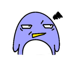 Rabbit Penguin sticker #14607231