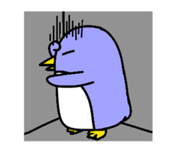 Rabbit Penguin sticker #14607233