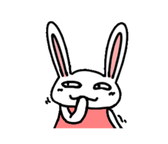 Rabbit Penguin sticker #14607234