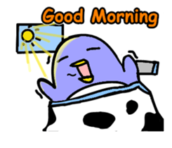 Rabbit Penguin sticker #14607238