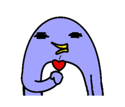 Rabbit Penguin sticker #14607243