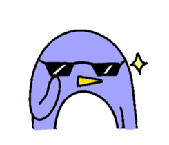 Rabbit Penguin sticker #14607244