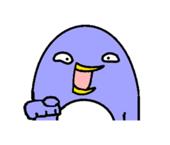 Rabbit Penguin sticker #14607248