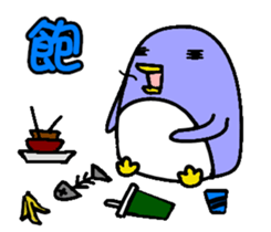 Rabbit Penguin sticker #14607252