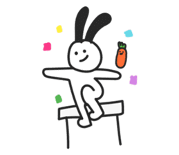 Hi! Black Rabbit sticker #14607427