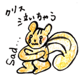 Chris the squirrel sticker #14607722