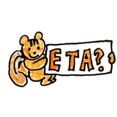 Chris the squirrel sticker #14607733