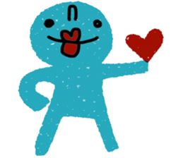 Blue iBlue sticker #14608091