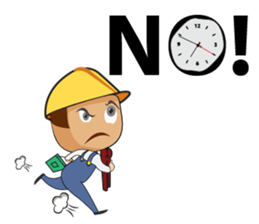 Workers Happy at Work sticker #14608462