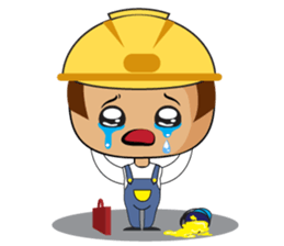 Workers Happy at Work sticker #14608466