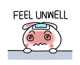 A mischievous rabbit sticker #14608675