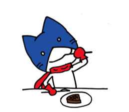 masked-fighter-naago sticker #14609594