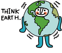 Think Earth sticker #14610896