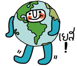 Think Earth sticker #14610922