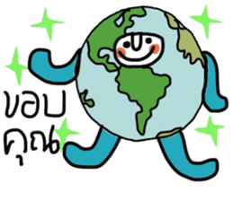 Think Earth sticker #14610924