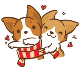 Corgi Dog Kaka - Good Friends vol. 3 sticker #14611151