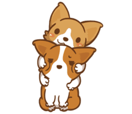 Corgi Dog Kaka - Good Friends vol. 3 sticker #14611154