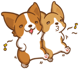Corgi Dog Kaka - Good Friends vol. 3 sticker #14611155