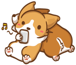 Corgi Dog Kaka - Good Friends vol. 3 sticker #14611156