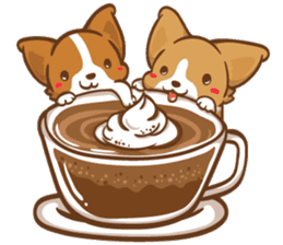 Corgi Dog Kaka - Good Friends vol. 3 sticker #14611157